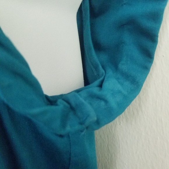 DVF Edan wrap teal blue dress - Picture 10 of 10